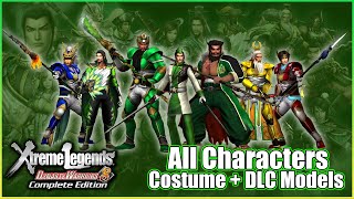 Dynasty Warriors 8 - All SHU Character costume + DLC models 真・三國無双7 蜀全武将服装 + DLC 模式
