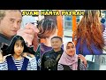 cewek berjilbab dengan rambut panjangnya dipotong pendek | suami hanya pasrah