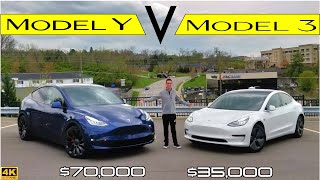 LOOK CLOSELY! -- 2020 Tesla Model Y vs. Tesla Model 3: Improvements & Cost Cuts Comparison