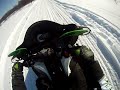 2010 arctic cat z1 turbo sno pro cruzin on groomed trails in buckfield maine