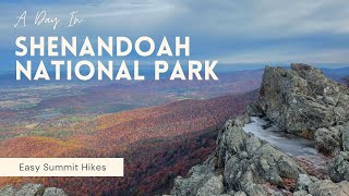 A Day in Shenandoah National Park | Easy Summit Hikes | 4K