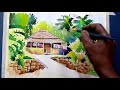 old house simple watercolour painting tutorial വാട്ടർ കളർ പെയിൻറിംഗ് ട്യൂട്ടോറിയൽ