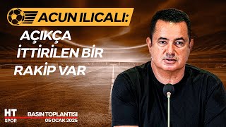 Fenerbahçe Asbaşkanı Acun Ilıcalı'dan Sert Açıklamalar! - Basın Toplantısı