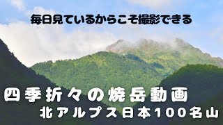 奥飛騨温泉郷　田島館から見る焼岳をまとめました。