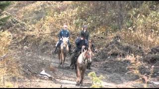 ひな　網走外乗 2010②　HINA Horseback Trail in Abasiri Hokkaido Japan