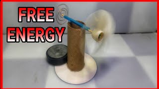 Free Energy - Cómo hacer un Ventilador - movimiento perpetuo- experimento de electricidad