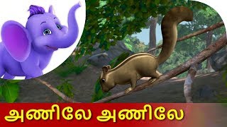 அணிலே அணிலே ஓடி வா | Anile Anile Odi Vaa | Tamil Nursery Rhymes for Children | Appu Series