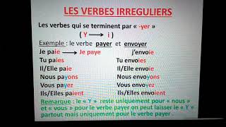 Les verbes irréguliers en français