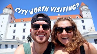 WHAT BRATISLAVA IS LIKE | NON TOURISTY EUROPEAN CITY | CENTRAL EUROPE TRIP