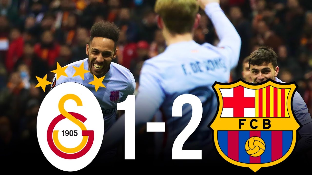 ‼️🚨Galatasaray 1-2 Barcelona Match Review: Pedri & Aubameyang Take ...