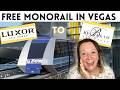 FREE Monorails in Las Vegas - SAVE YOUR FEET and Your Money !