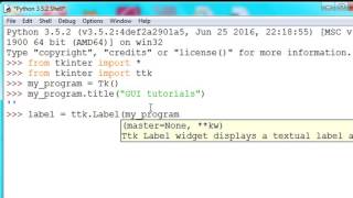Python 3 and Tkinter GUIs - part 2