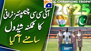 ICC Champions Trophy 2025: Likely schedule revealed - Champions Trophy 2025 - Breaking News