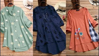 New Tunic Top Design 2021|Stylish Top Collection