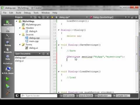 C++ Qt 92 - QSettings C++ Qt 92 - QSettings