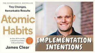 Implementation intentions according to James Clear