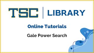 Gale Power Search