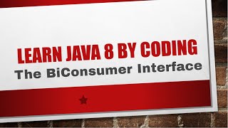 Java 8 | Functional Interface - BiConsumer Interface