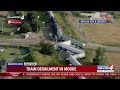 Train derailment in Moore