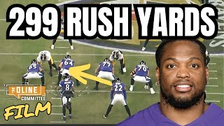 FILM: Baltimore Ravens GASH Pittsburgh Steelers for 299 rush yards!