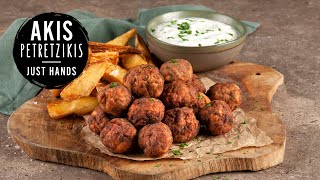 Greek Meatballs and Fries | Akis Petretzikis