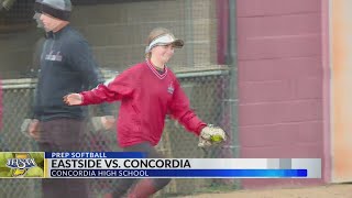 Concordia softball stuns 2A No. 1 Eastside in 8-7 win