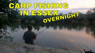 I WANT TO START CARP FISHING - Over Night In Essex - A Beginners First Carp Fishing Session