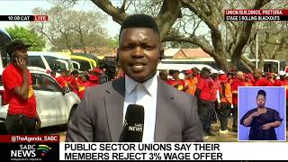 Popcru March | Public sector unions say their members reject 3% wage offer