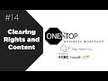 Clearing Content for Use in a Virtual World | One Stop Business