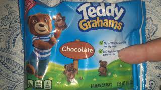 Teddy grahams chocolate teddy bears cookies yum delicious #jarred333 #bear #teadybears #teady