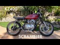 1978 Kawasaki KZ400 Scrambler Build