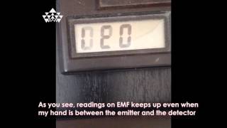 Test of EMF Transmutation with Metayantra Pranic Devices