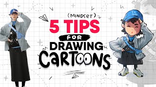 5 TIPS for Drawing Cartoons ✏️