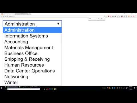 Populating Drop Down menus from Database Populating Drop Down menus from Database