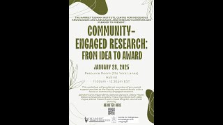 Community-Engaged Research: From Idea to Award