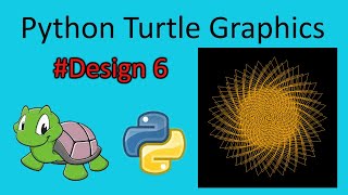 python turtle graphics tutorial || #design6 || Python graphics