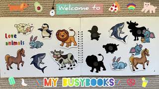 My Busy Books | Toddler Activities Book| Preschooler Montessori book