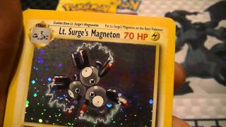 Unboxing Pokemon Lt. Surge's Gym Heroes Theme Deck