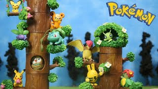 【リーメント】あつめて！かさねて！ポケモンの森 全8種 RE-MENT Miniature Pokemon forest/Pikachu etc.