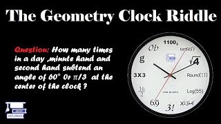 Time May Cheat You Method To Solve A Clock Riddle The Geomrtry Clock Riddle