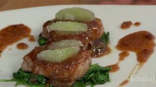 Simplement Soulard: médaillons de veau au gingembre et citron vert (28 novembre 2014)