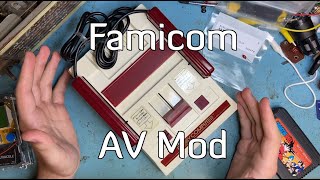 The proper way to do a Famicom AV Composite video mod