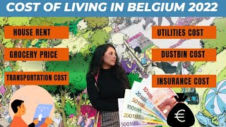 COST OF LIVING IN BELGIUM 2022 | What Are The Monthly Expenses In Belgium | TheAuthenticIndians vlog