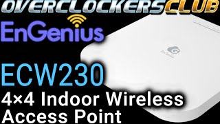 Overclockersclub checks out the EnGenius ECW230 WiFi Access Point!