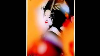 Japanese beauty Oiran Classical Japanese dance  Interior art to decorate the room