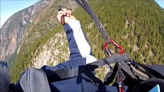 Paraglider Nearly Disastrous