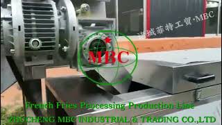 Zhucheng MBC Automatic Potato Frozen French Fries Processing Production Line in china