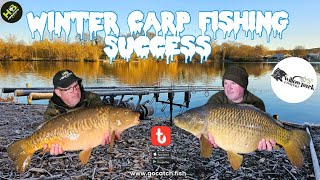 303 Winter Carp Fishing Success @ Willow Park Fishery