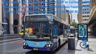 [4K] CDC NSW Hillsbus Scania K280UB CB60 M/O 9808 driving video from QVB to CD M2 MTY(610X route)