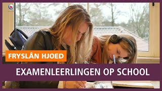 REPO: Examenleerlingen volgen les op school